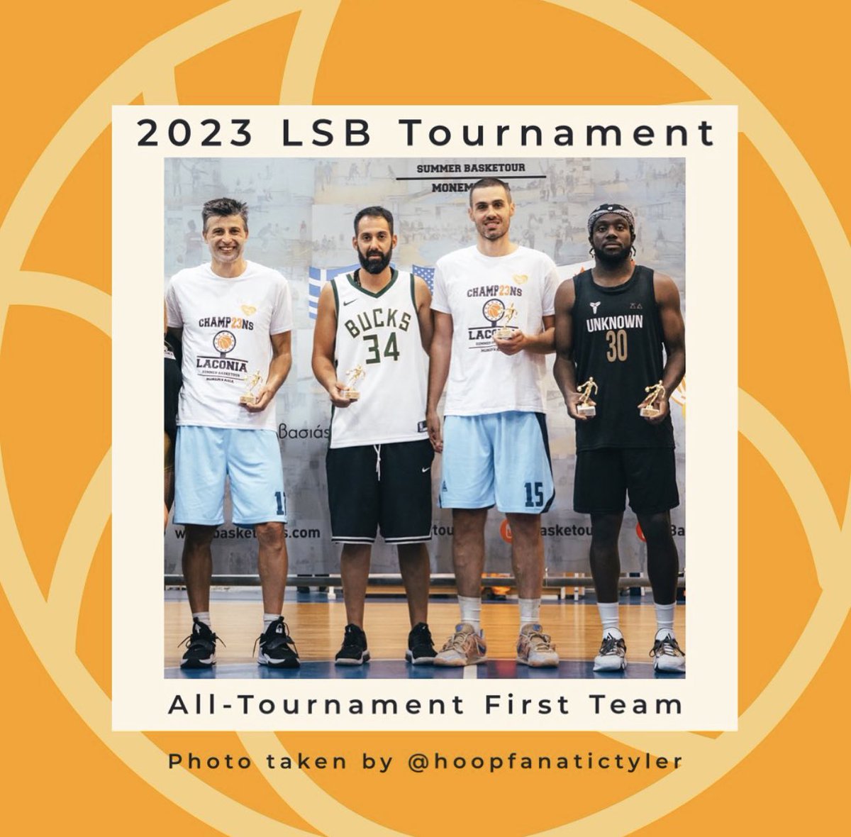 TonyEacklesJr's tweet photo. Stuck between maybe retiring and feeling like I’m just now hitting my prime 

#LSB23 #Basketours #Greece
#UnknownIBC #ESG

📸 @HoopfanaticTyJ https://t.co/p7dSWn2IyF