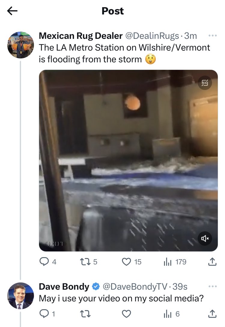 DealinRugs's tweet photo. I posted Earthquake part of the Universal Studios Hollywood tour saying that an LA Metro station was flooding and a journalist actually believed it🤣🫣 https://t.co/9UAEDdC2RZ