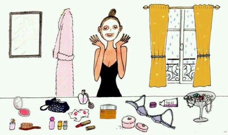 yo después de salir de la ducha