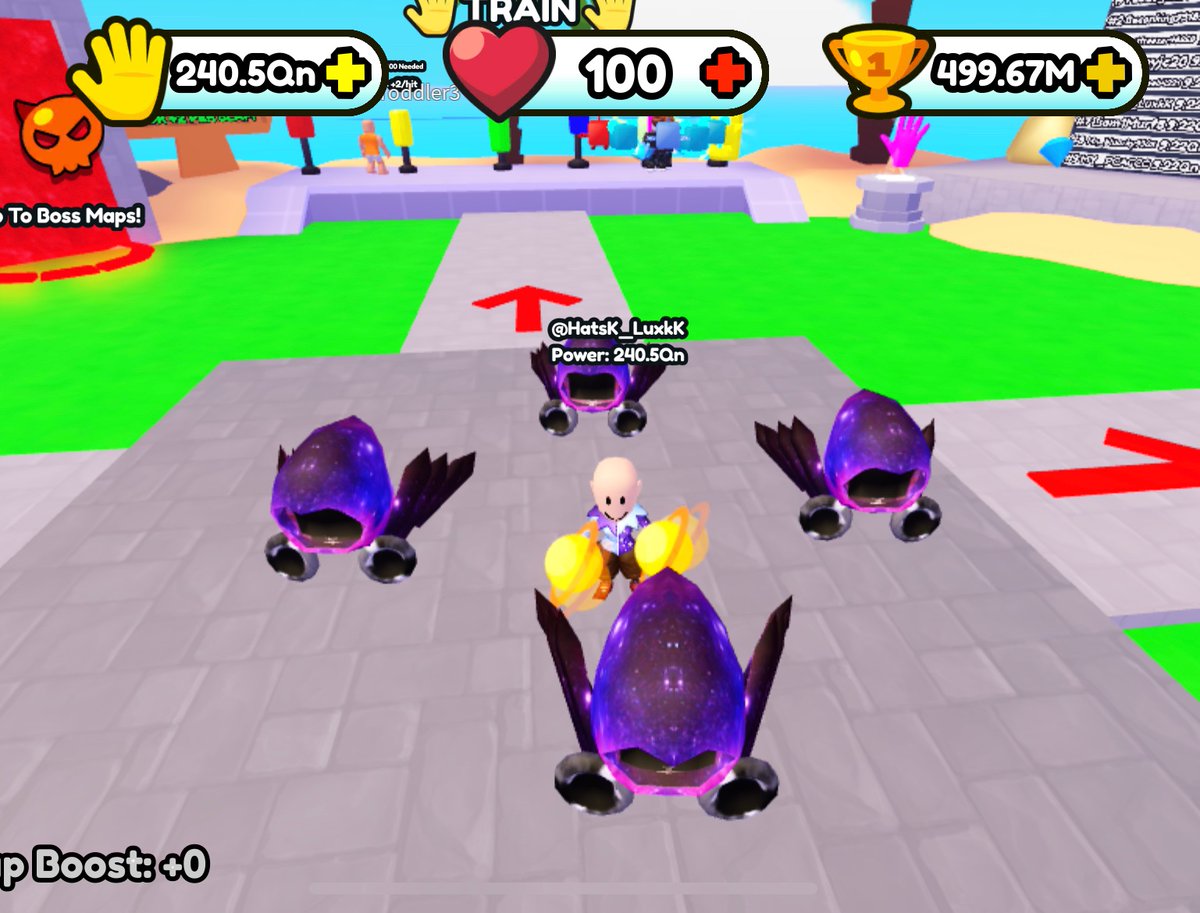 Muso4K's tweet photo. @SlapSimulator I bought 4 galaxy dominus pets they don’t even help me get more strength per punch fix it asap please or can I get a refund 🙏 https://t.co/TIzBy3lG3y