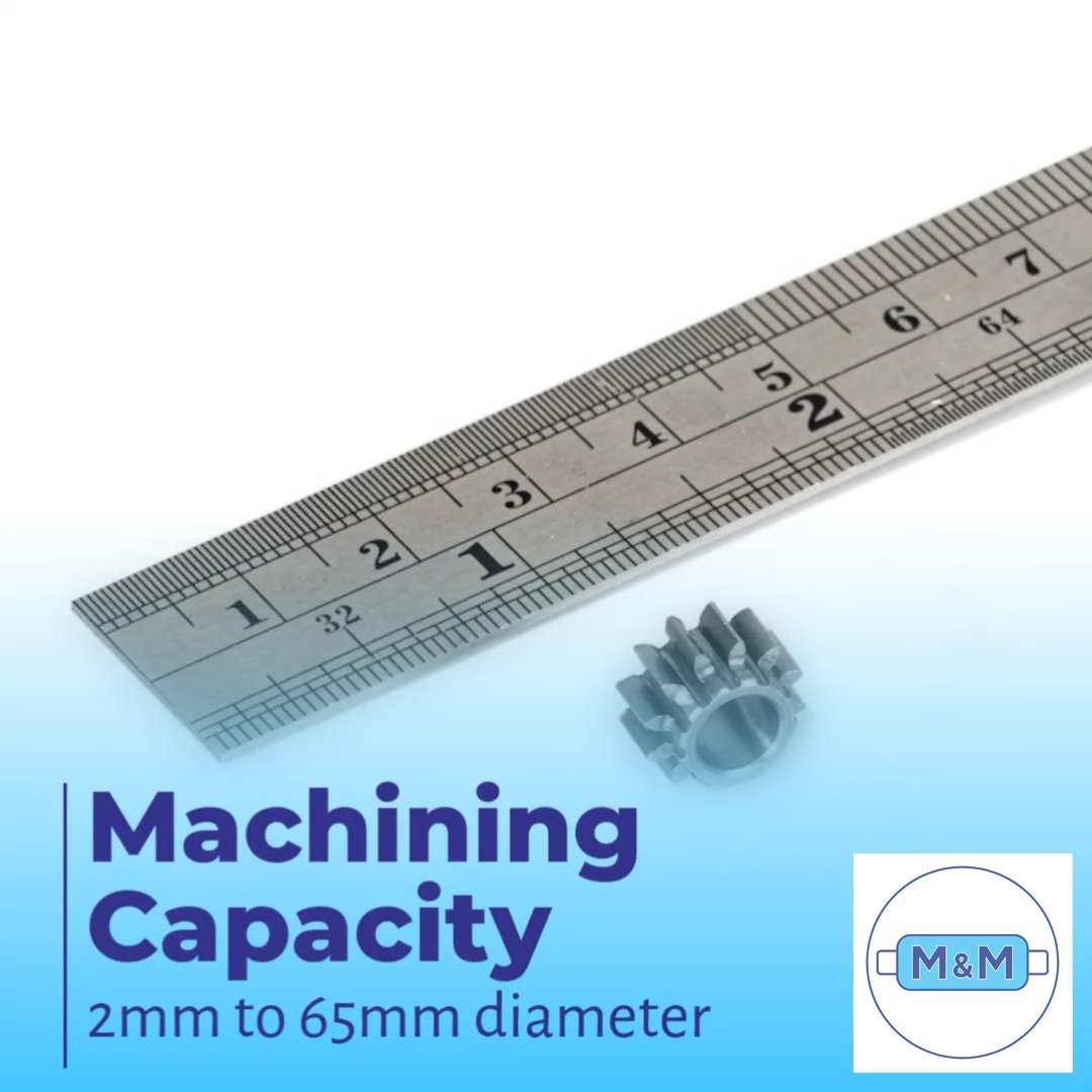 👉 We have CNC machining capacity from 2mm to 65mm diameter 💪🏻 #onestopshop #machiningcompany #ukbased #established #professional #competitive
