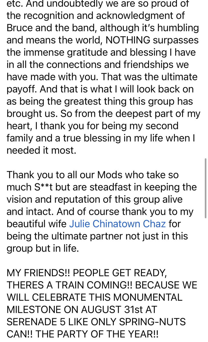 SpringNuts_'s tweet image. HAPPY 8TH ANNIVERSARY #Springnuts !! Thank you everyone for your love and support! We Luv Ya! 🎂🎸🎷🙌🏻 

@springsteen @StevieVanZandt @nilslofgren @gwtallent @jakeclemons @roybittan @EStreetMax @PamSpringsteen @azsweetheart013 @MVZaGoGo @Nicki_Germaine @JimRotolo @Danny_Clinch