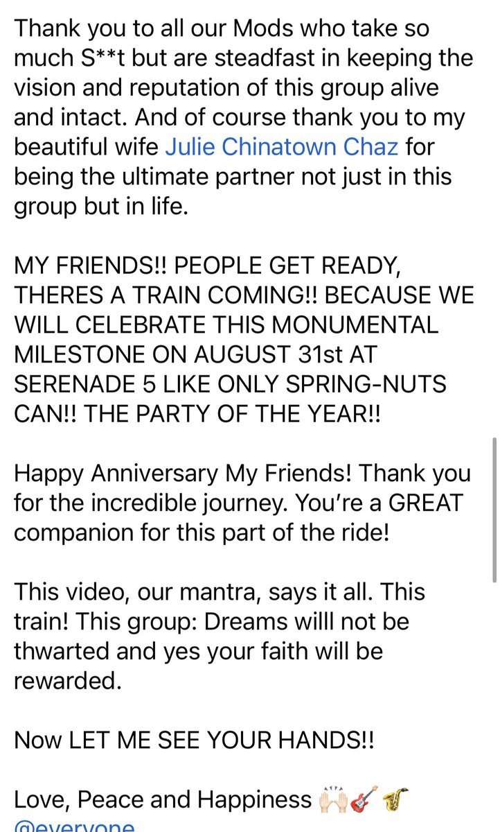 SpringNuts_'s tweet image. HAPPY 8TH ANNIVERSARY #Springnuts !! Thank you everyone for your love and support! We Luv Ya! 🎂🎸🎷🙌🏻 

@springsteen @StevieVanZandt @nilslofgren @gwtallent @jakeclemons @roybittan @EStreetMax @PamSpringsteen @azsweetheart013 @MVZaGoGo @Nicki_Germaine @JimRotolo @Danny_Clinch