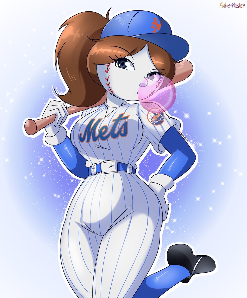 Mrs Met ⚾

#MrsMet #FanArt #DigitalArt #Mets