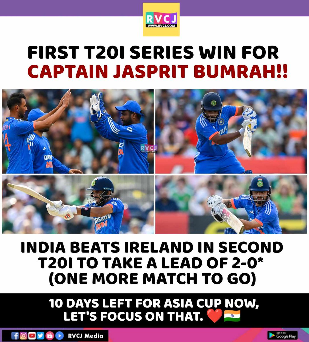 India beats Ireland by 33 Runs
#IREvIND #INDvsIRE