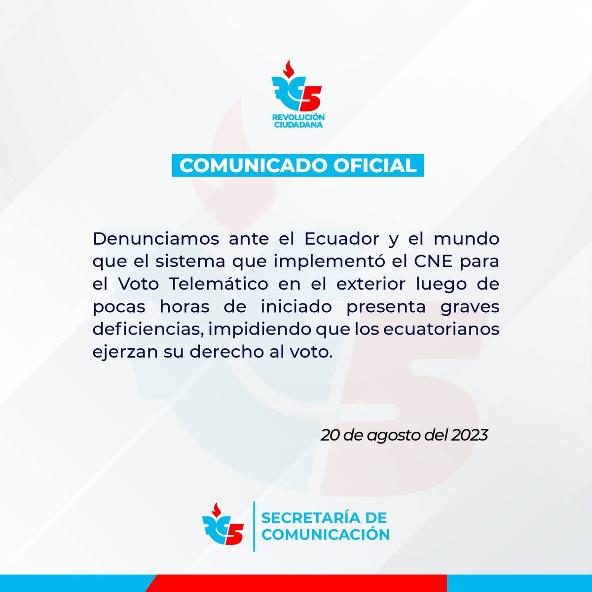 #ATENCION
Ecuatorianos en el exterior denuncian dificultades para ejercer el #VotoTelemáticoEnElExterior