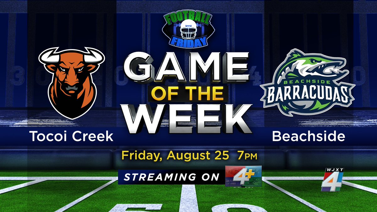 JStCyrTV's tweet photo. 🏈Football Friday is back 🏈

 @TCHSTorosFB  Vs @Beachside_FB is our game of the week.

Our game of the Week will be streaming LIVE on https://t.co/C029yePFKL
