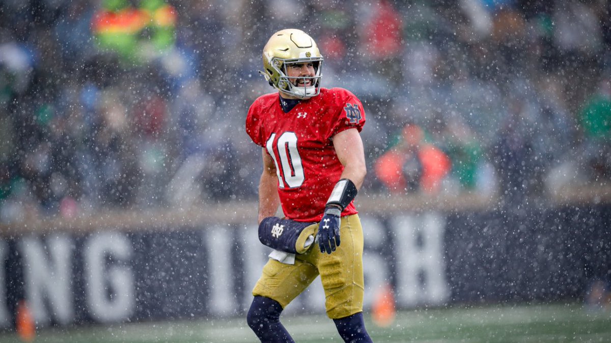 If you love the NFL, college football, and the NFL Draft, give me a follow and I will follow you back. 🏈

We have a long season ahead - 6 days until 2023 college football!

Prospects to watch on 8/26:

TE Sean Brown, Jacksonville State
QB Sam Hartman, Notre Dame
RUSH Praise
