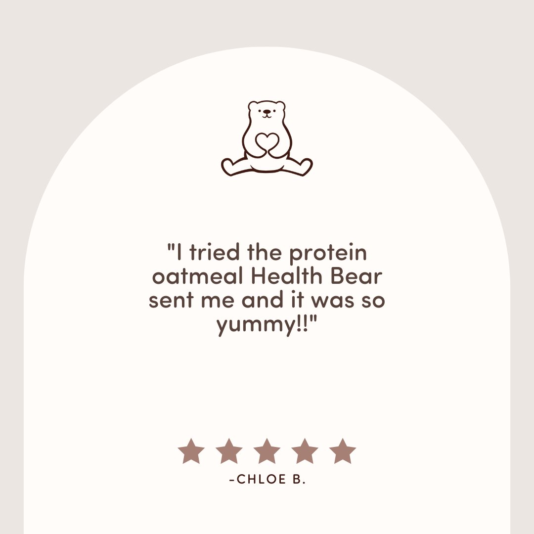 HealthbearC's tweet photo. Thank you so much for your review! We love hearing from our customers and appreciate that you enjoy HealthBear. 

#healthbear #superfoods #glutenfree #gf #healthy #Vegan #Plantbased #Flexitarian #FunFitFood #readyinoneminute #healthyliving #ecofriendly #womanownedbusiness https://t.co/zK8aYbZvyN