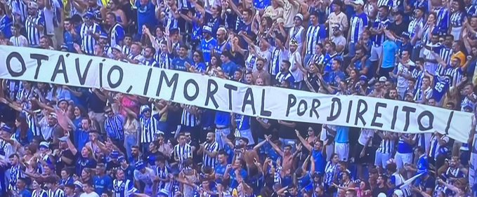Palmas ao minuto 25 para Otávio e tarja imortal.