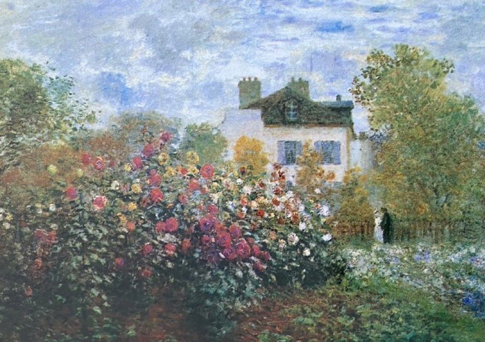 allontanarsio's tweet image. French gardens by Claude Monet