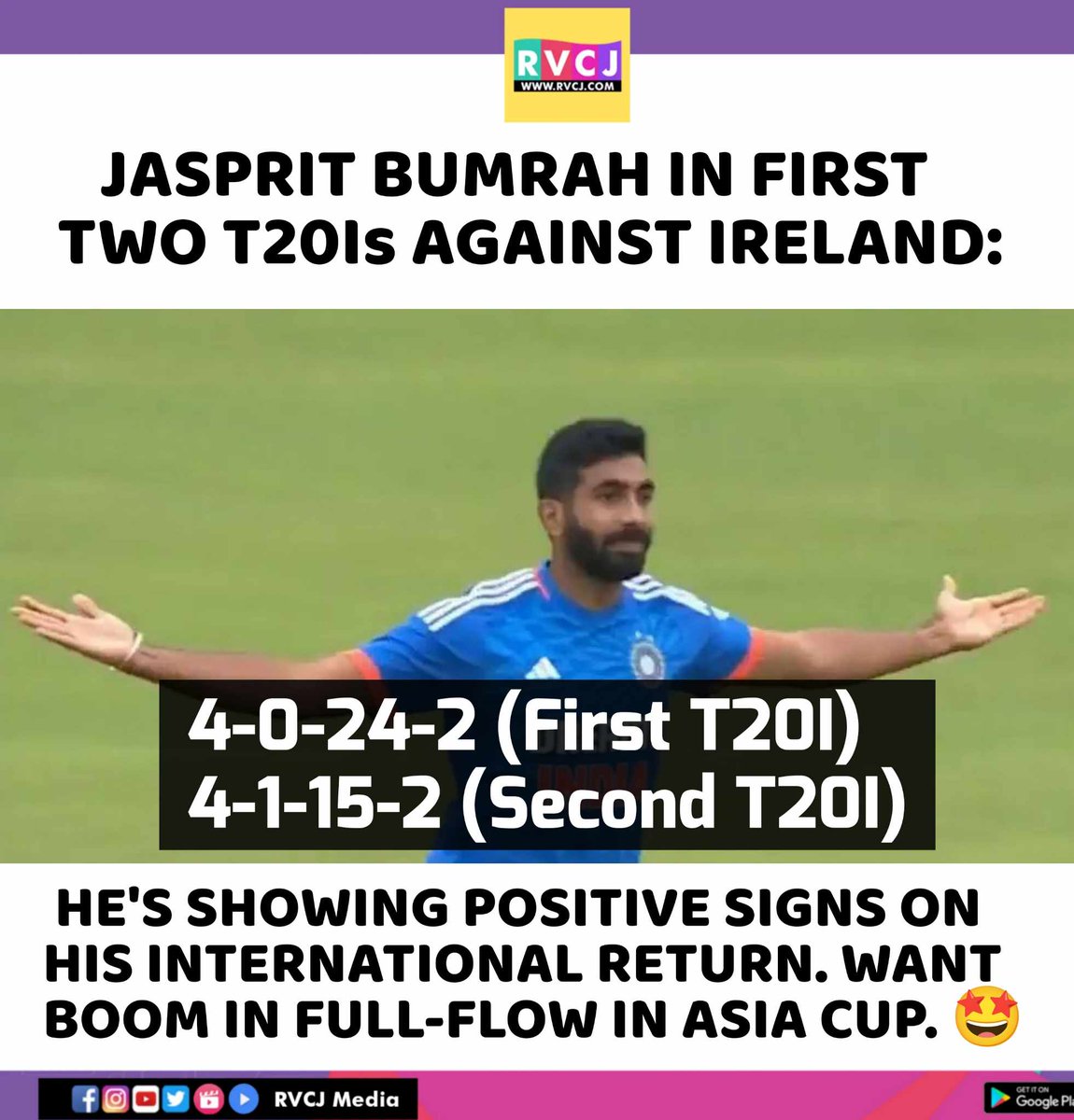 That's Boom-Boom Bumrah for you 🔥
#IREvIND #INDvsIRE