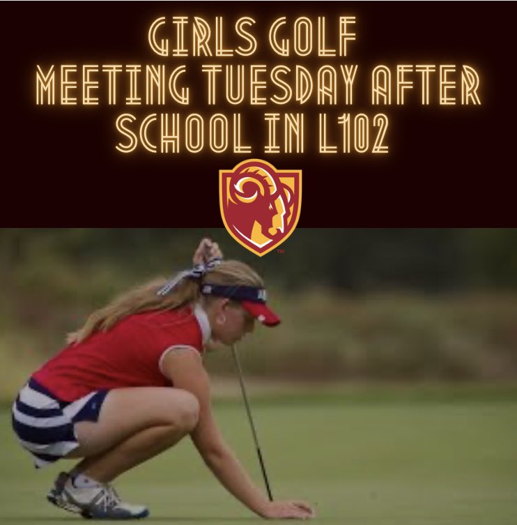 Come join us for an informational meeting about Girls’Golf this Fall. Be a part of Willow Glen’s newest programs. Coach Lopez will be outlining our schedule and tryout period.  Come learn and be part of the WGHS student-athlete community!