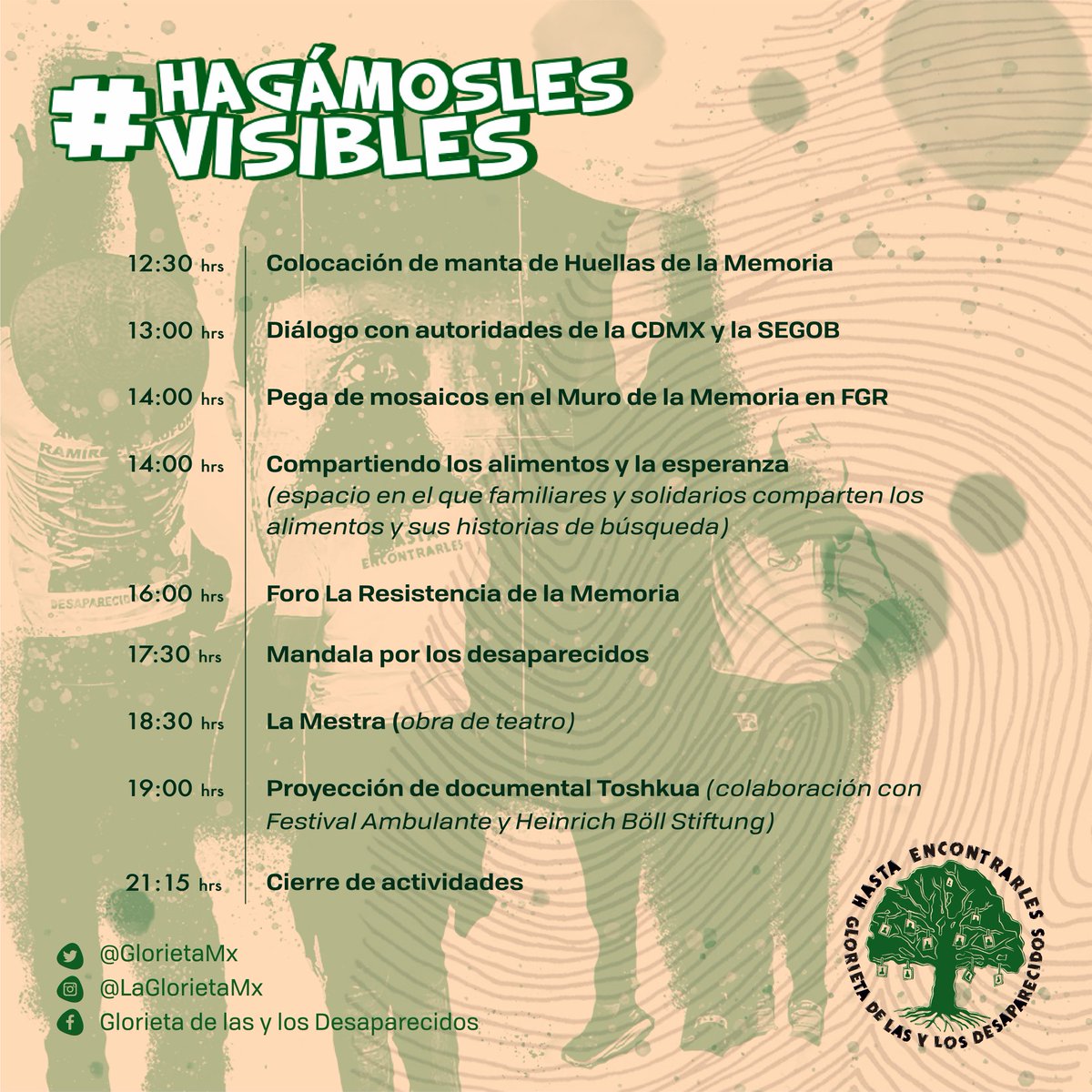 Glorieta de las y los Desaparecidos tweet media