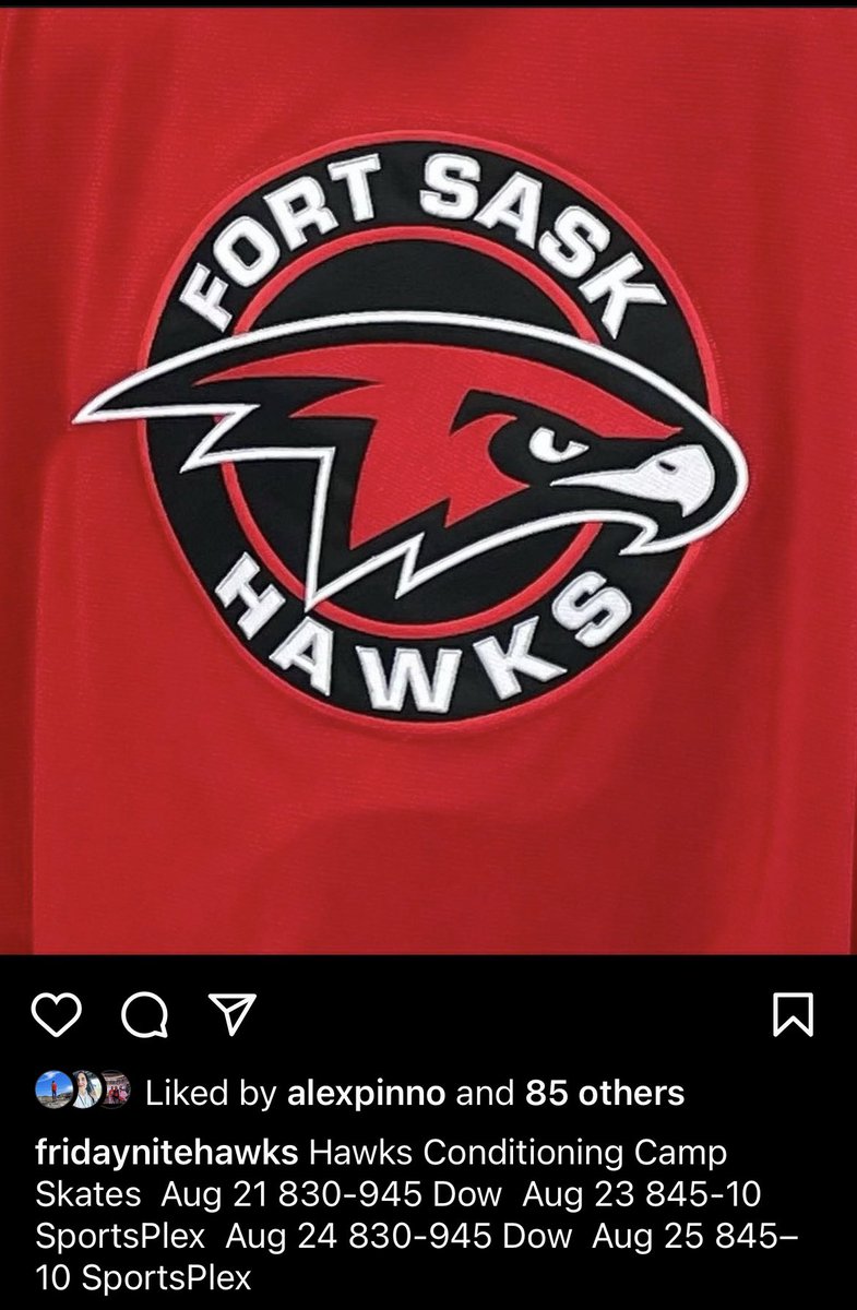 Fort Sask Hawks tweet media