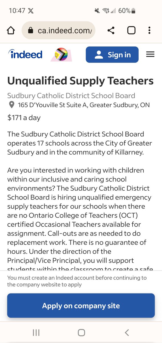 Teachers__Unite's tweet photo. It's not very inspiring to see various school boards already advertising for emergency supply teachers. My prediction is that this year will see a record number of no fills. #onted https://t.co/yacETYxd1g