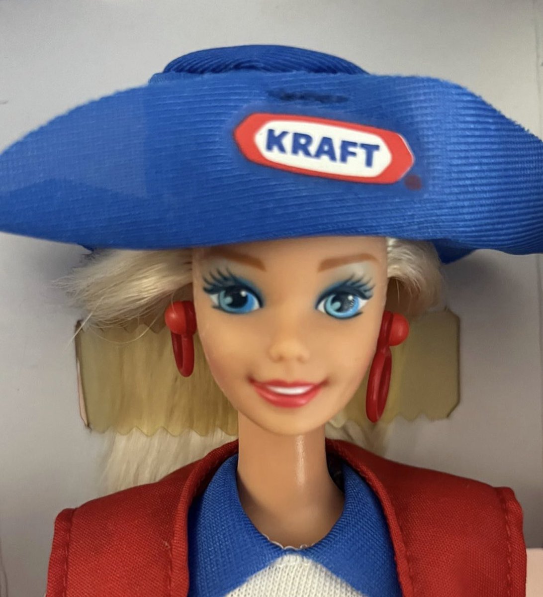 leslieakay's tweet photo. “you better not be Kraft macaroni and cheese Barbie when I get home.”

Me: https://t.co/3AQy9OcJLb