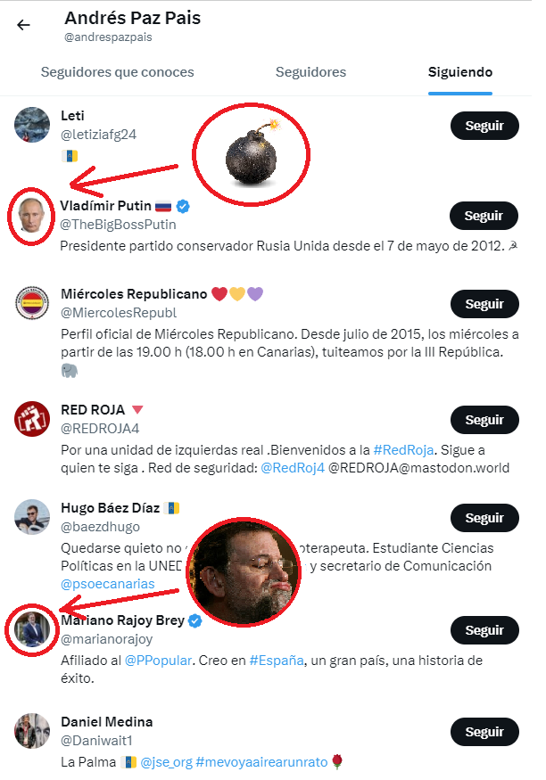fenomeno1050's tweet photo. Tremendo adufe el @andrespazpais.
¡Pillado! 🫵📸
¿Este besugo se cree que me chupo el dedo o qué?
Más perdido que una cabra en una farmacia.🐐🧪
Tiene el conocimiento justo para pasar el día. 🤣
Chupacables de primera categoría.
¡No más pelos en la sopa! 🛑✋ https://t.co/eS46leB7IQ