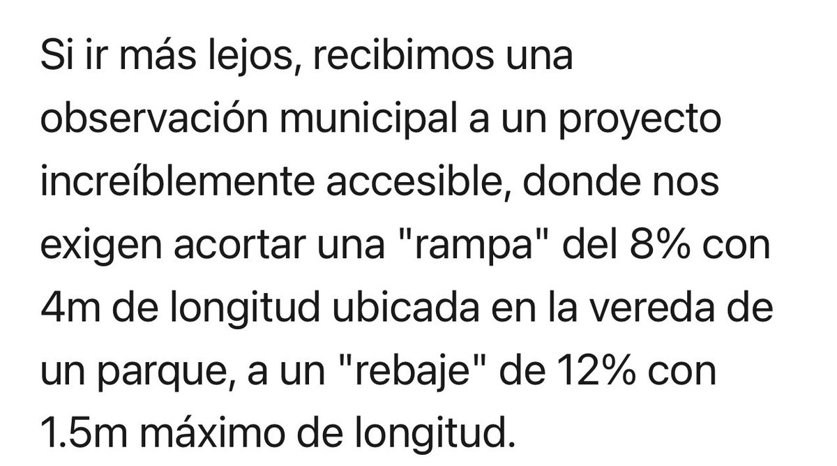 Proyectar para las personas, no desde la norma. Pasen a leer!