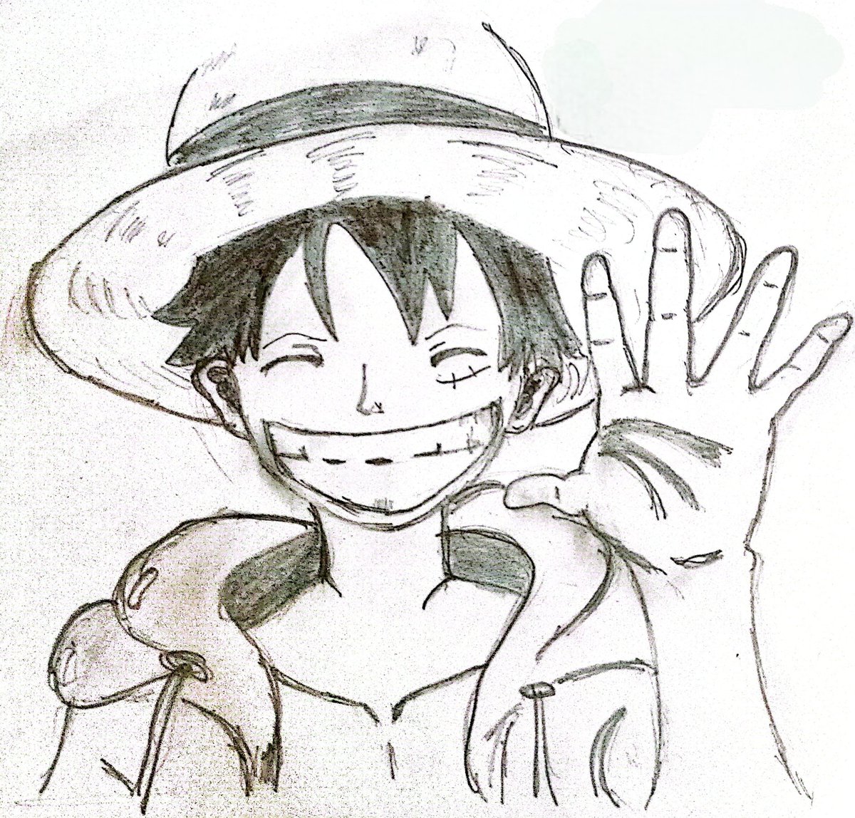 Ore wa Monkey D. Luffy!

I remember drawing Dragon Ball characters when I was in high school, after that I was not able to really give dedicated time to sketching.
Tried this on Sunday evening, it was really fun to draw.

#ONEPIECE  #anime #luffy #Sketching