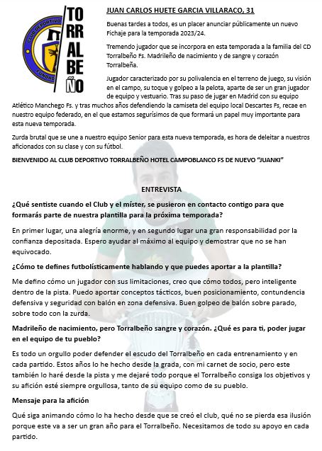 CD TORRALBEÑO HOTEL CAMPOBLANCO FS tweet media