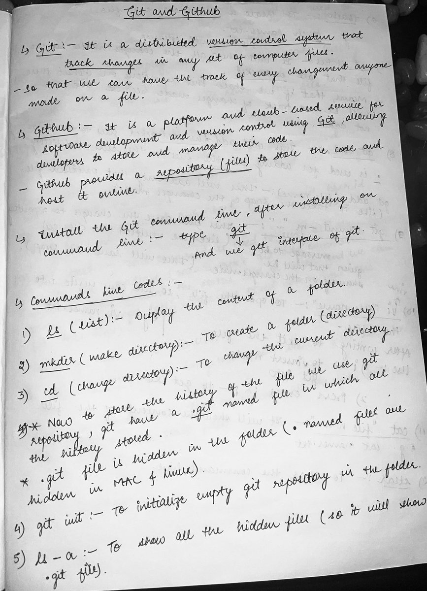 yescodeaditya's tweet image. Handwritten notes of Git and Github I
#github #git #githubrepository #notes #development #developercommunity #information #knowledge #dsa #opensource #versioncontrol #wemakedev #DevOpswithkunal #developer #DevOps