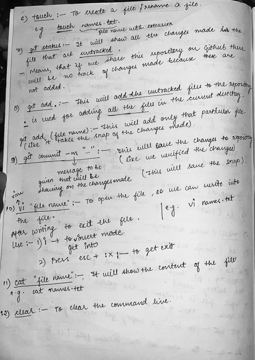 yescodeaditya's tweet image. Handwritten notes of Git and Github I
#github #git #githubrepository #notes #development #developercommunity #information #knowledge #dsa #opensource #versioncontrol #wemakedev #DevOpswithkunal #developer #DevOps