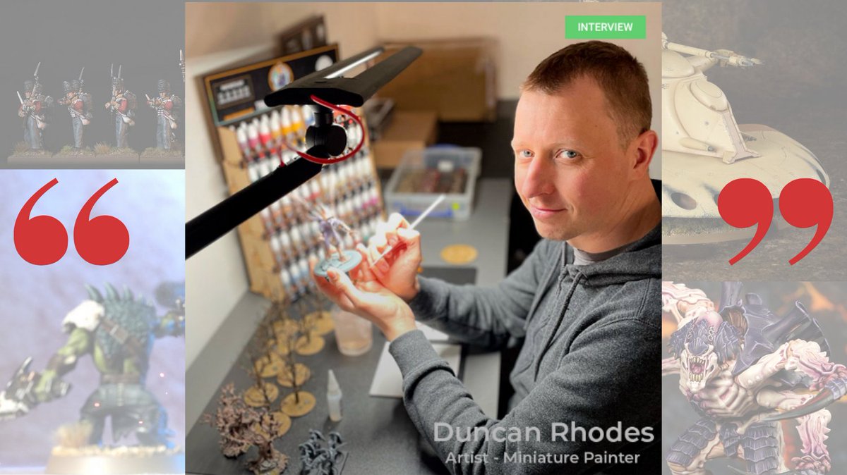 🖌 Dive into #MiniaturePainting with Duncan Rhodes! From 'two thin coats' to Games Workshop legacy, explore his tips, tales, and techniques in our exclusive chat 🎨🖌️.
🔗: redgrasscreative.com/interview-with…

#RedgrassGames #DuncanRhodes #TwoThinCoats #GamesWorkshop #MiniaturePainting
