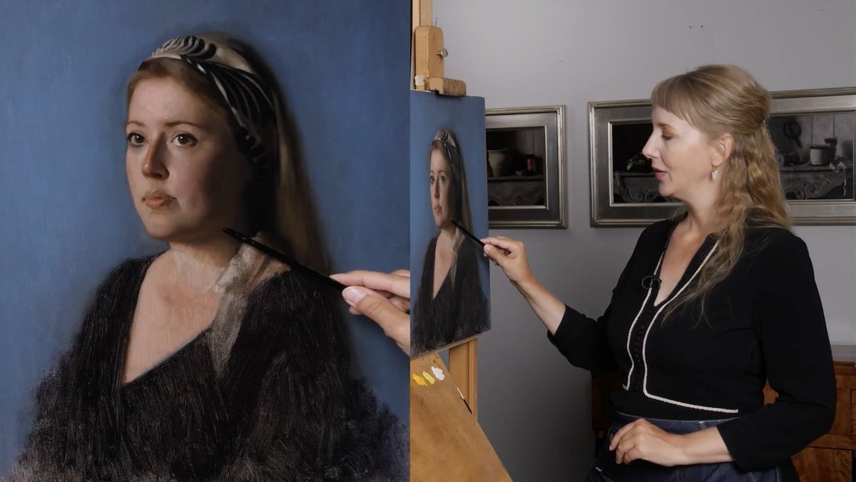 Recorded in her own studio, Cornelia Hernes has spent more than a year creating this insightful video to ensure your portrait painting education is as complete as possible! Discover more at painttube.tv/products/corne…