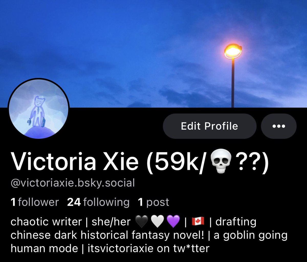 I did the thing!! (and also snagged a handle of JUST my name… for the first time in my life lol)

if you’re also there, pls come find me! It’s so hard to find all my moots 🥹 (ofc, new writer friends please add me too!)