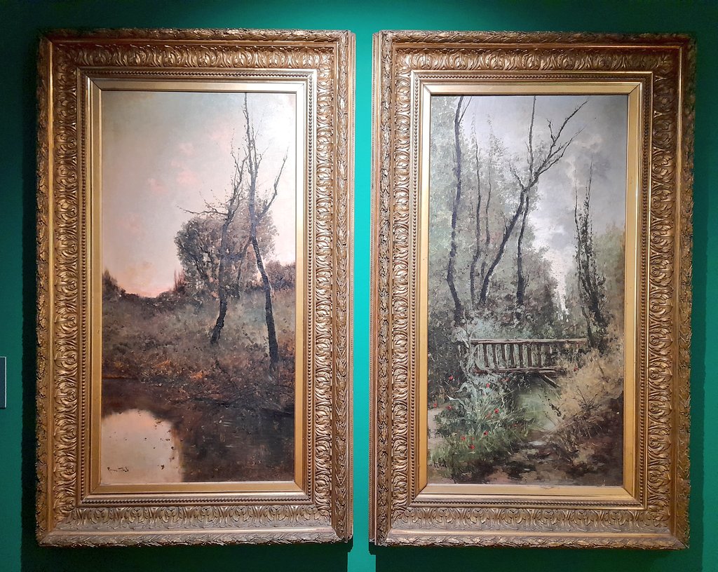 DeCromarty's tweet photo. Pues le sumamos a estas 5 obras otras 75 y tenemos una exposición exquisita de los autores de la edad de oro del paisajismo en #España: Carlos de #Haes, Anglada #Camarasa, Aureliano de #Beruete, Darío de #Regoyos, Joaquín #Mir, José Navarro #Llorens o Eliseo #Meifrén.

Sigue⬇️ https://t.co/gfEQQBeO4t