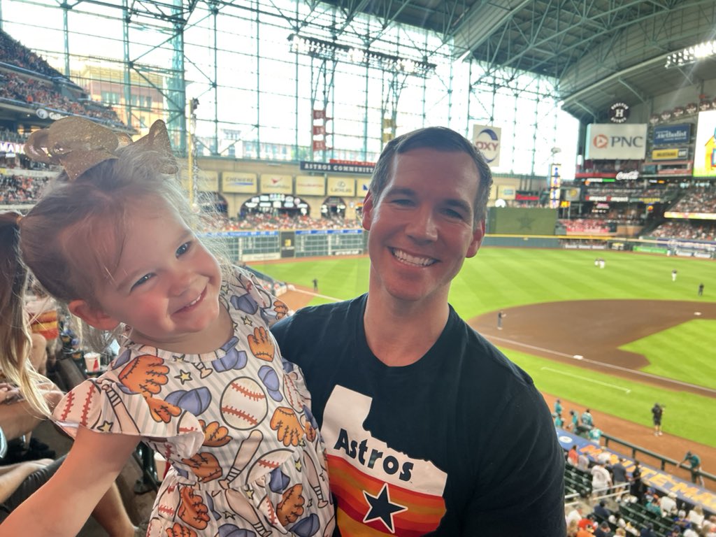 Kevin Roth on X: First baseball game for my oldest. Taught her to yell  “mix in an out!” to Hunter Brown. Life is good  / X
