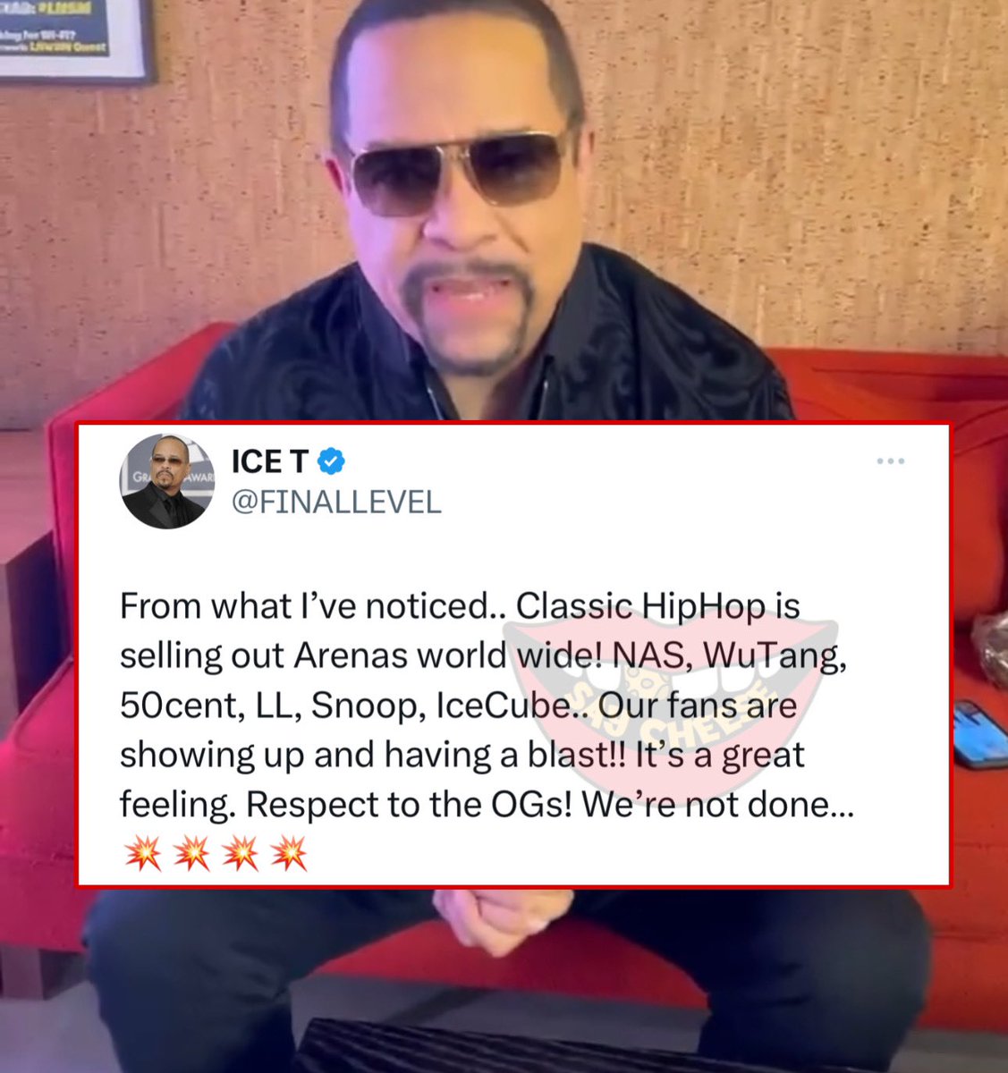 SaycheeseDGTL's tweet photo. Ice T discusses how OGs in hip hop are still selling out arenas https://t.co/HO0RDKIcIA