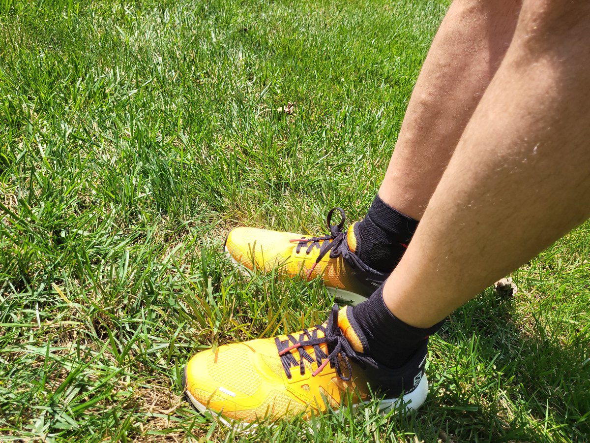 PRRunningCo's tweet image. First run in the Salomon Predict 2. Jury is still out on this one. #salomonpredict2.