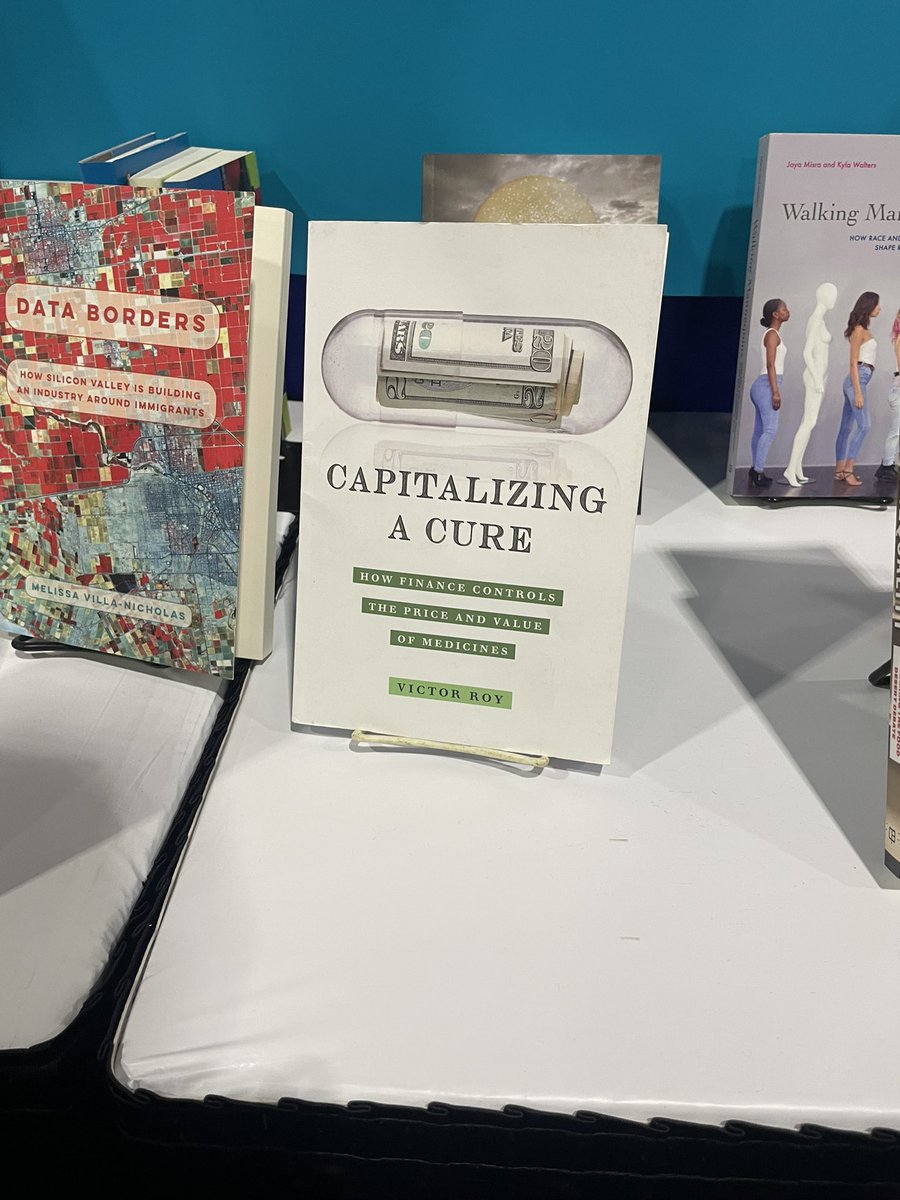 So excited to see this important new book Capitalizing a Cure by @victorroy prominently displayed at the @ucpress book table @ASAnews ! Come get your copy! @SocDevelopment @ASAMedSoc @ASApoliticalsoc #globalhealth @BUPardeeCenter #socaf #sociology