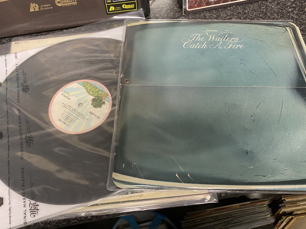 Bob Marley and the Wailers, Catch a Fire - UK original pressing in stunning condition.  In store Monday #bobmarley #thewailers #reggae