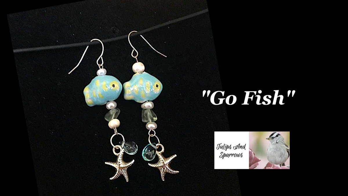 #sealifejewelry #starfishjewelry #fishjewelry #pearljewelry #pearlearrings #junebirthstone #beachjewelry #beachearrings #cutejewelry #cuteearrings #silverearrings #silverjewelry tulipsandsparrows.etsy.com