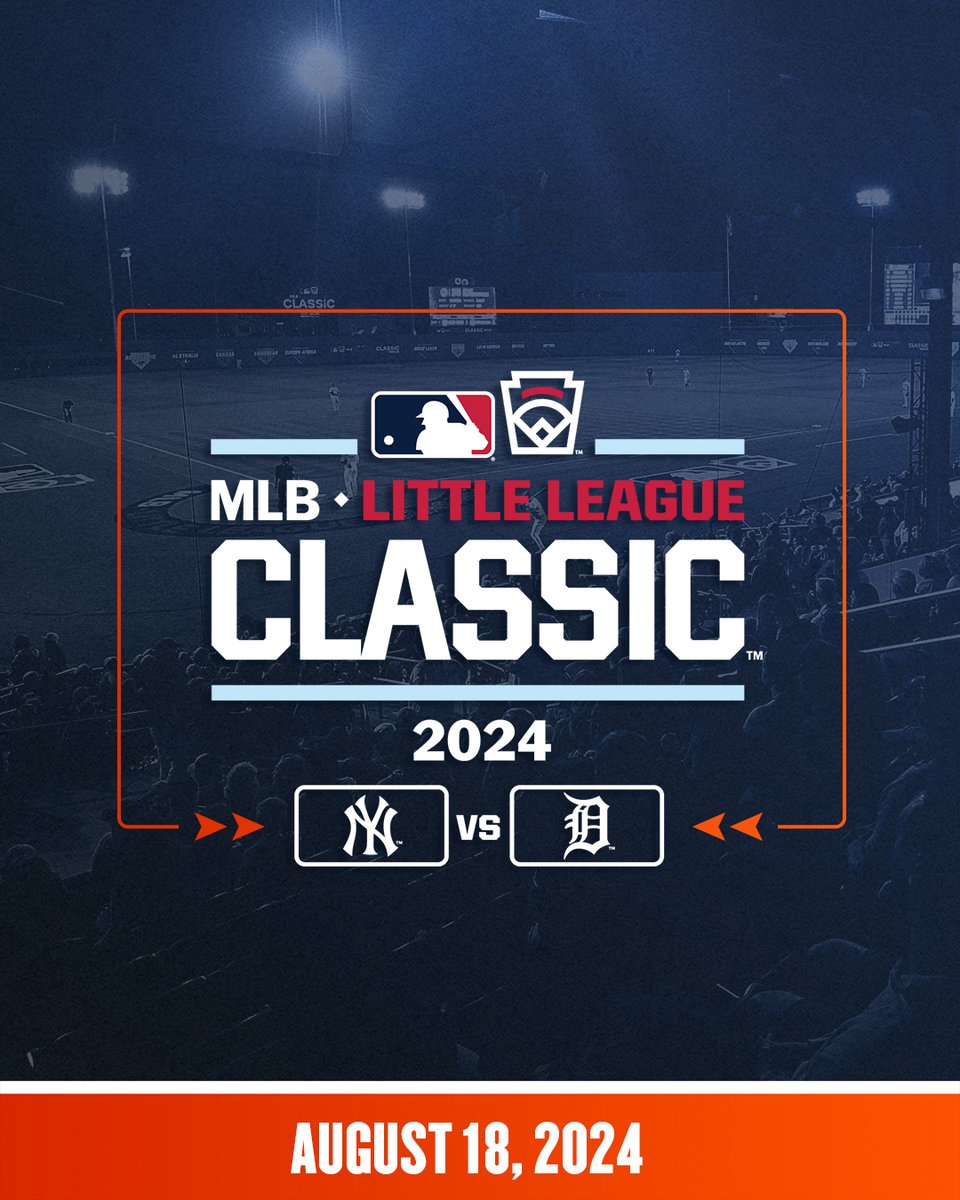 tigers's tweet photo. We're next, Williamsport. #LittleLeagueClassic https://t.co/q4q3KGMdbt