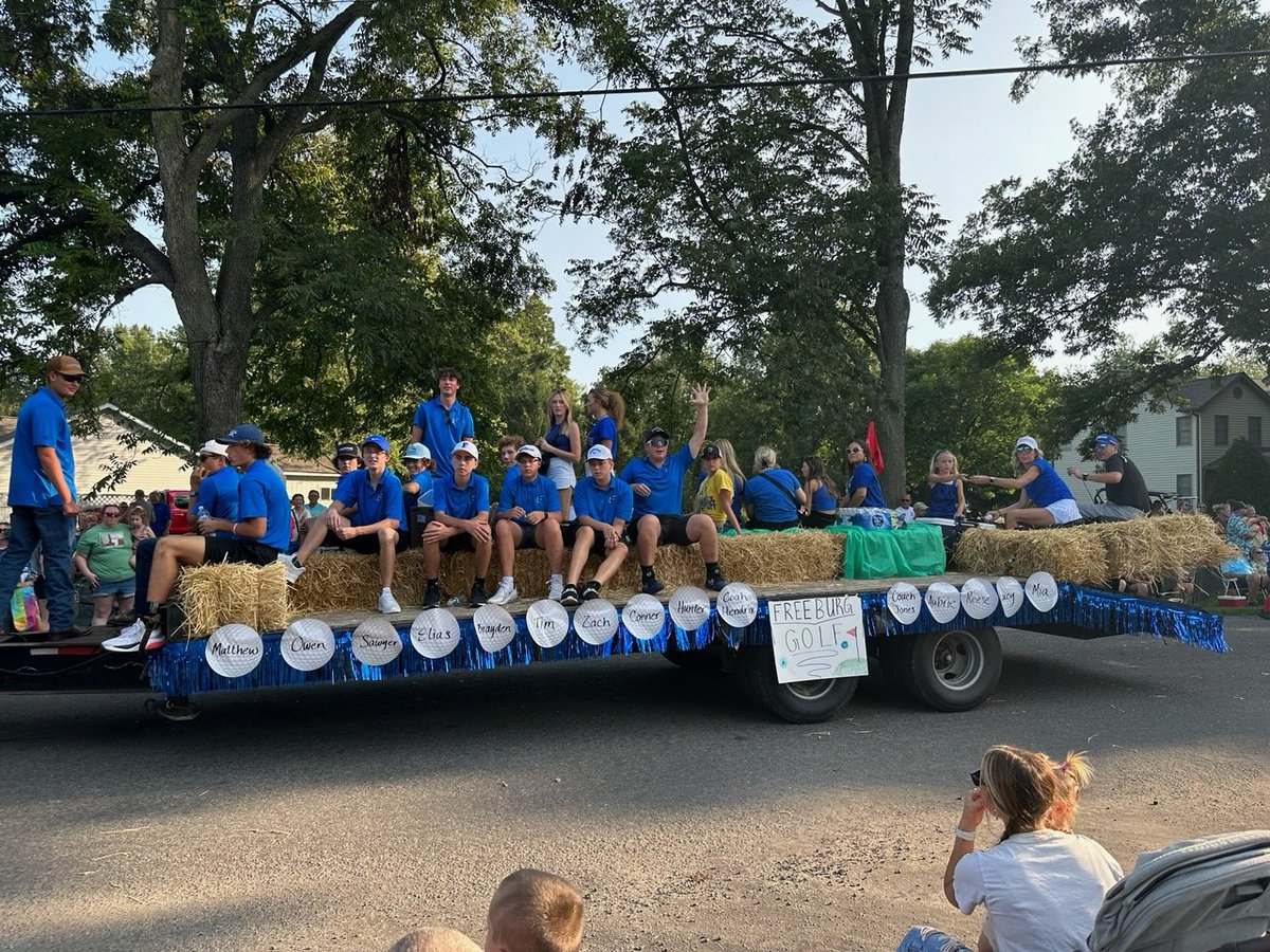 Freeburg Boys Golf (@boysfreeburg) on Twitter photo The boys and girls golf team had a great time representing FCHS in the Homecoming parade!!! Thank you to everyone that made it happen! <a href="/FCHS77Athletics/">Freeburg Athletics</a> The boys and girls golf team had a great time representing FCHS in the Homecoming parade!!! Thank you to everyone that made it happen! <a href="/FCHS77Athletics/">Freeburg Athletics</a>