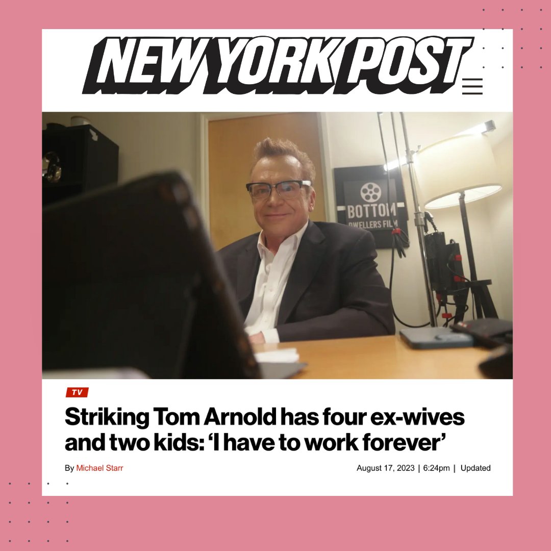 icon_pr's tweet photo. Underdeveloped star Tom Arnold discusses the series release and the SAG + WGA strikes with the New York Post. Read more at: https://t.co/BXzsrvlZDI @nypost @TomArnold @TINBand @bametcalf #underdevshow #SAGAFTRA #WGA #NYPost https://t.co/yXRa0eJoq8