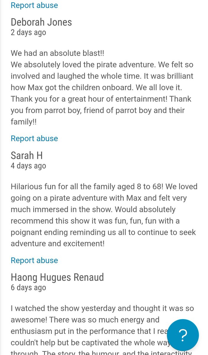 Still no major reviewers at my #edfringe23 comedy show plz come at 1pm. 7 shows left. Tons of outstanding audience reviews LOOK! This truly unique collective experience will leave your readers itching to climb aboard my pirate ship for adventure and bonkers fun. It's what we need