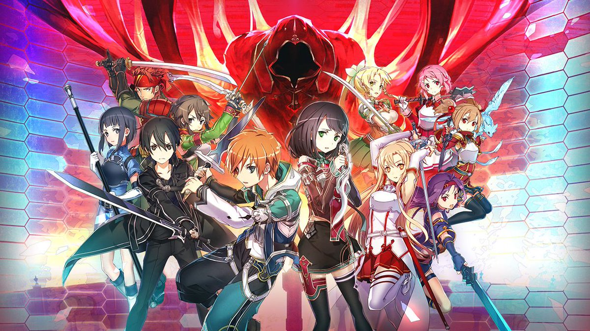 アスナ(SAO) ,キリト(SAO) ,リーファ ,リズベット ,シリカ(SAO) ,シノン 「Sword Art  Integral Factor Releases on A」|Final Weaponのイラスト