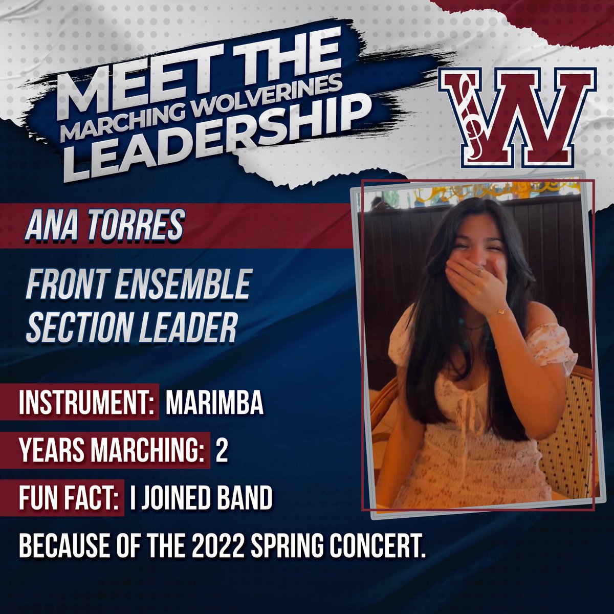 TheBandatWHS's tweet photo. Meet your 2023-24 Marching Wolverines leadership team. We look forward to a great year! https://t.co/fAtUPzzU5n