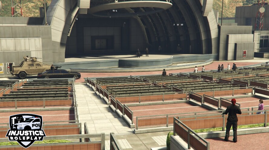 InJusticeRP2023's tweet photo. This week, our national government did a press conference for some new plans to the city. #Police provided us with a large presence and the conference ran smoothly. Interested? Click our Bio to join today.

#Fictional #IJRP #GTAV #roleplaying https://t.co/zDpEr70s6v