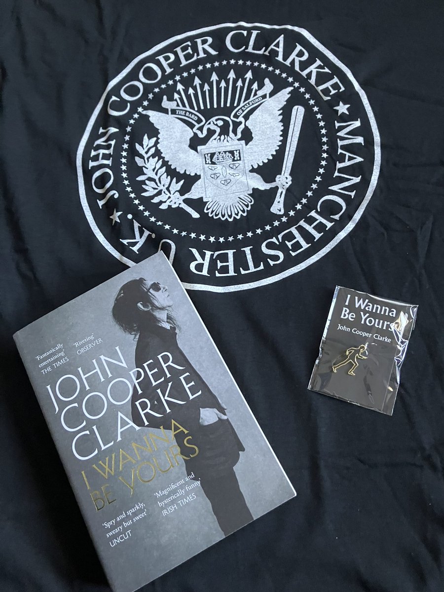 My delivery came early 😁😁😁 I know what I’m reading tonight!!! 🤘🏻🤘🏻🤘🏻 #punkpoetry #punkpoet #performancepoet #drjohncooperclarke #ramonesforever