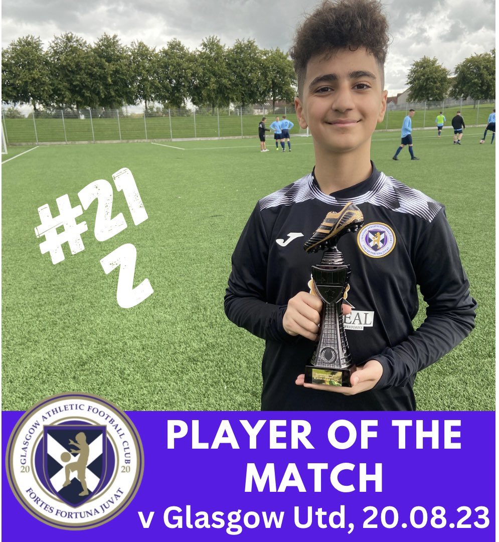 ⚽️ Thank you very much to <a href="/GlasgowUnitedFC/">Glasgow United FC News</a> 2011s for the match at Lochend this morning. Fantastic sportsmanship from you guys 👏👏

🏅 For a string of top class saves, our Player of the Match today is Z! Well done on an excellent performance 👏👏