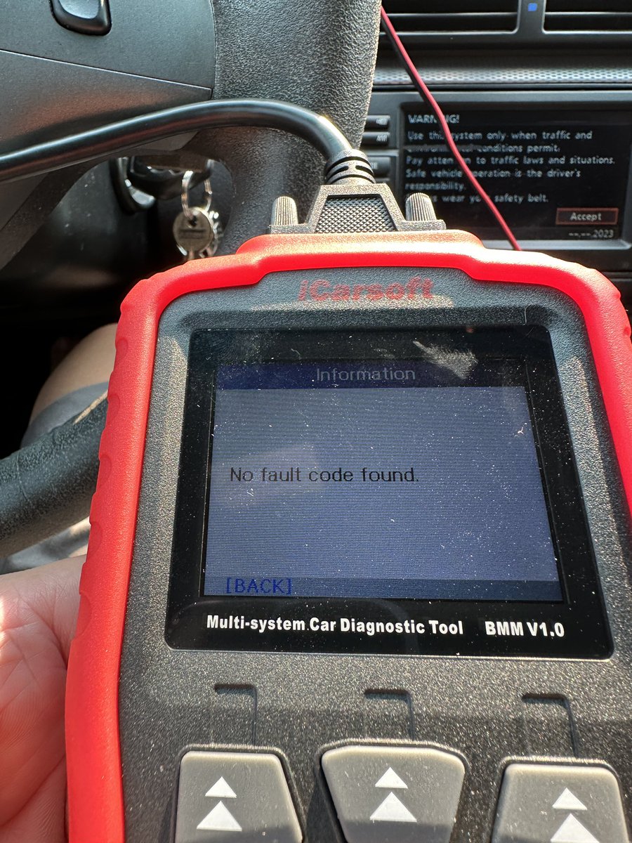 Repair project #2, day2.  Ok all fixed. Runs fine, no faults.  A Good day!  And best of all. Starts like a champ. Old starter had a fried solenoid. Debris actually fell out of it. E46 m3s are so fun to work on.