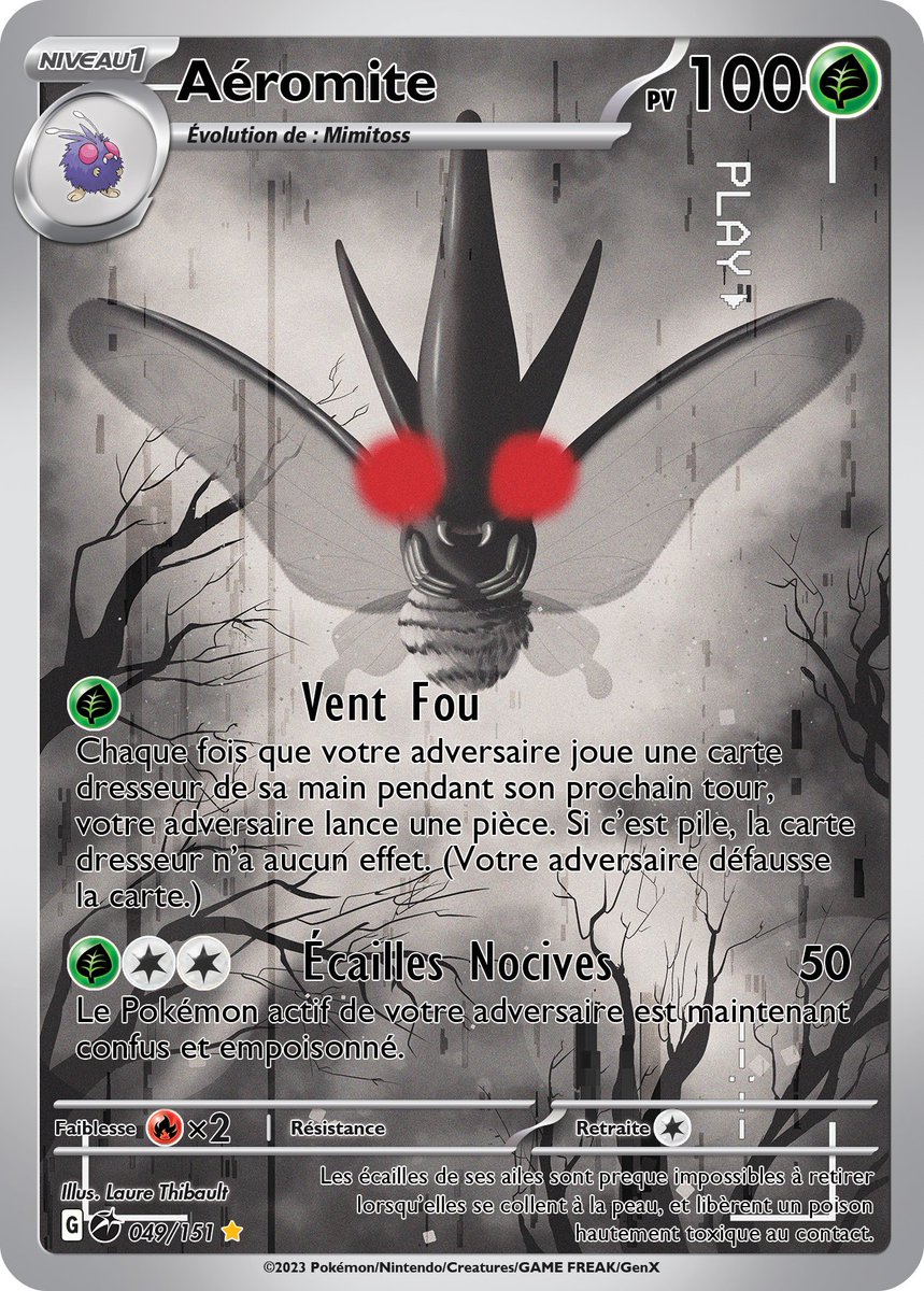 PkmnGenX's tweet photo. 048 - Mimitoss par pierrechabosy (insta)
049 - Aéromite par @Thibault_Laure https://t.co/hSLpPYEaQx