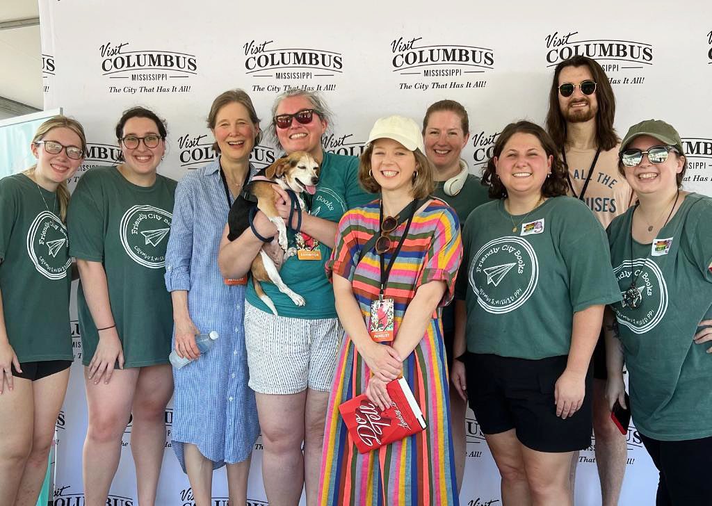 Imagine our surprise when Ann Patchett, Lindsay Lynch, and Landon Bryant walked into our tent at the Mississippi Book Festival! Scarlet and our team were thrilled to meet them and all of the authors and spectators who visited us yesterday. Let’s do it again next year!