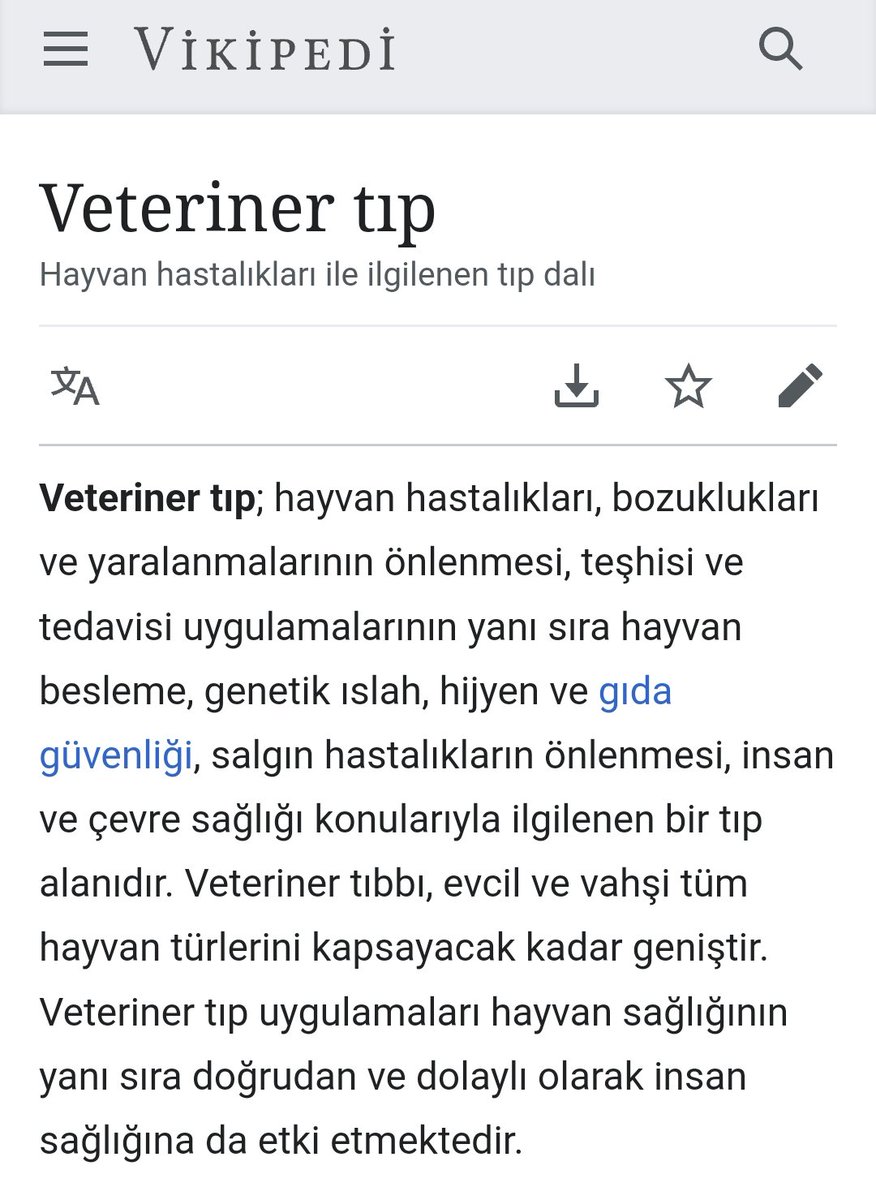 Biz Veteriner Hekimler, 21 Ağustos 2023 Pazartesi günü (yarın) iş bırakıyoruz. Yetkililer de bu sırada en azından biraz Vikipedi karıştırsınlar...